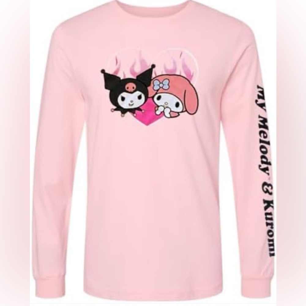 - Sanrio hello kitty friends Cinnamorroll Melody Karuomi pink long sleeve …